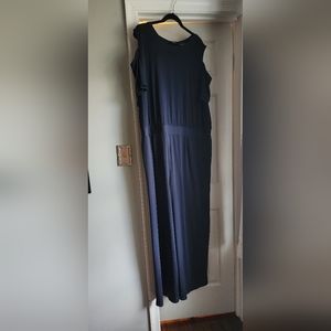 Navy Cold Shoulder Jumpsuit The Limited 3x